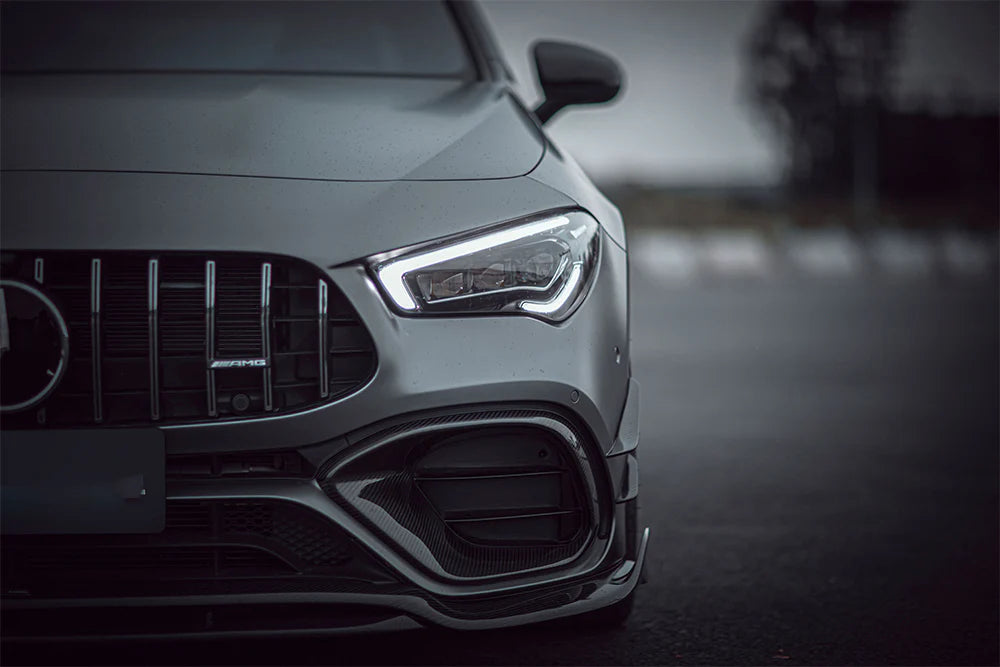 (2014–2024) Mercedes-Benz CLA45 / CLA45S AMG Dry Carbon Fiber Fog Light Trim