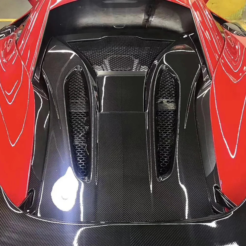 (2015–2021) McLaren 570S / 540C Dry Carbon Fiber OEM-Style Engine Cover