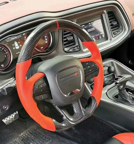 2015-Current Dodge Charger/ Challenger / Jeep Cherokee / Durango Custom Steering Wheel