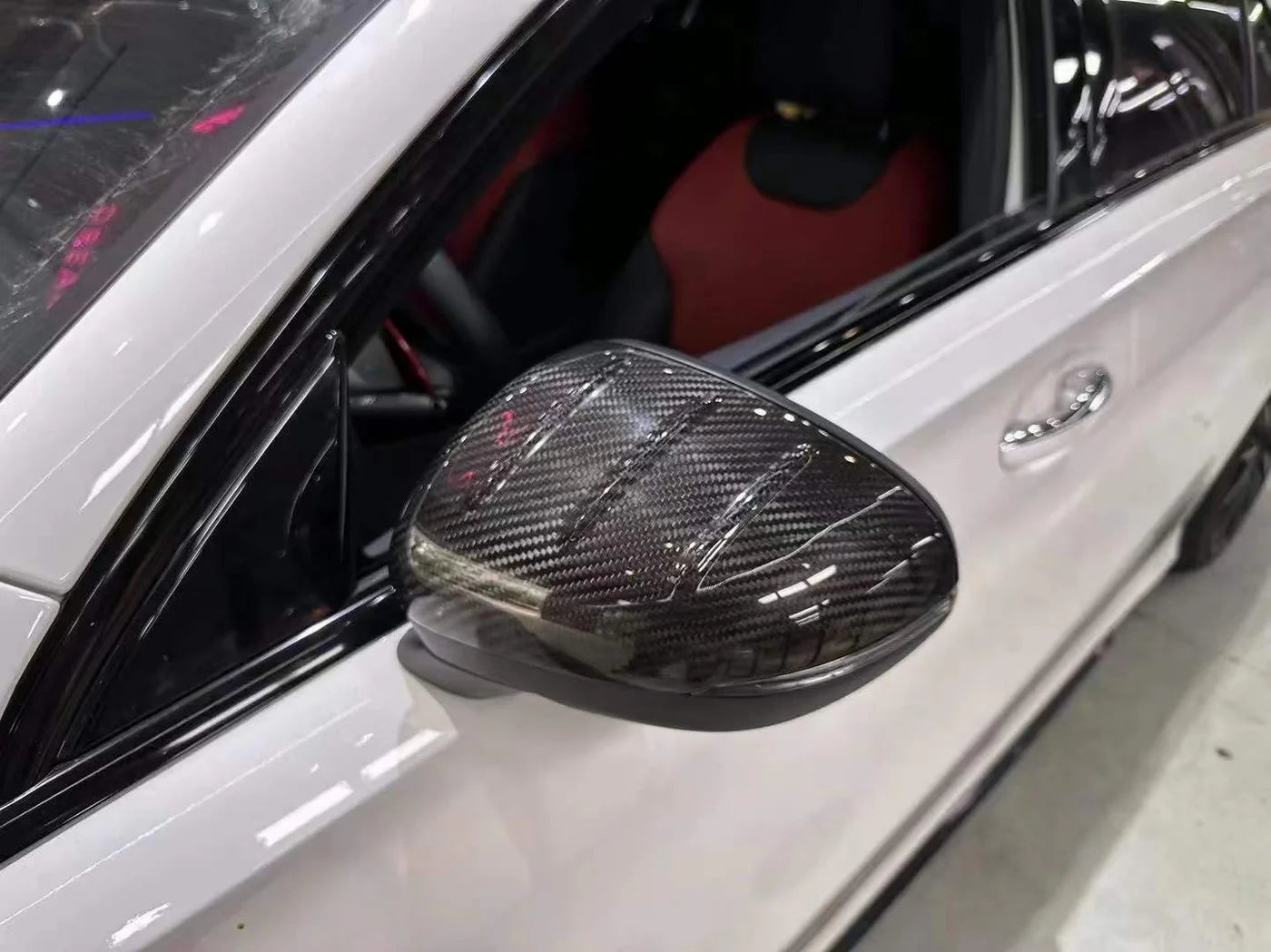 Mercedes Benz AMG A35/A35L Dry Carbon Fiber mirror caps