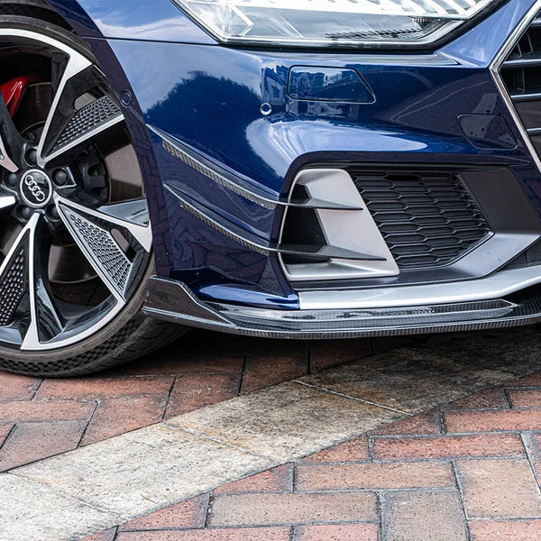 2019+ Audi A7 / A7L / S7 C8 Dry Carbon Fiber Canards