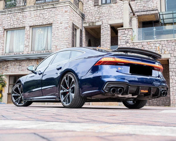 2019+ Audi A7 / A7L / S7 C8 Dry Carbon Fiber Side Skirts