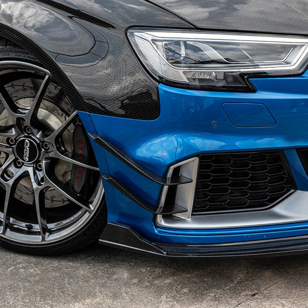 2017-2020Audi RS3 8V Dry Carbon Fiber Canards