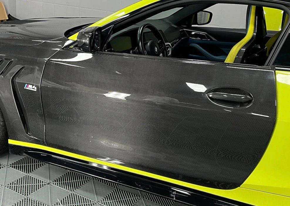 2020+ BMW G82 M4 / 4 Series G22 Dry Carbon Fiber Doors (Pair)
