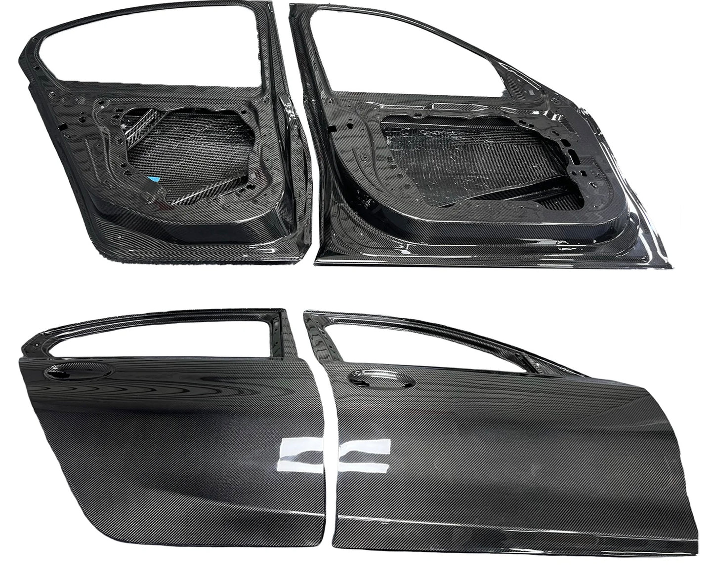 2021+ BMW G80 M3 – Dry Carbon Fiber Doors (4-Piece Set)