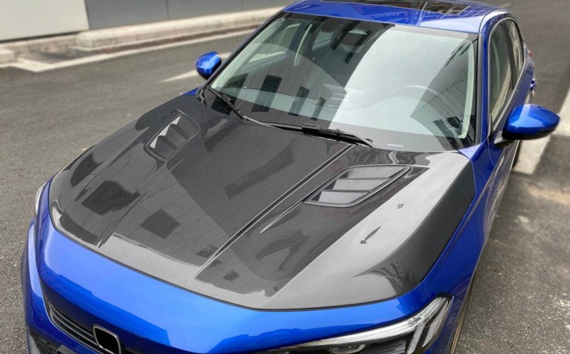 2022–2025 Honda Civic (FE1/FE2/FE4) Carbon Fiber HT Hood