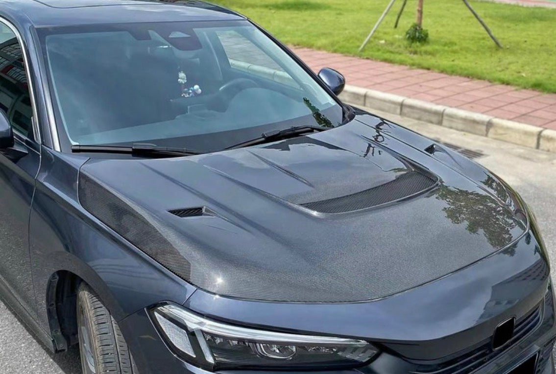 2022–2025 Honda Civic (FE1/FE2/FE4) Carbon Fiber VRS Arising Style Hood