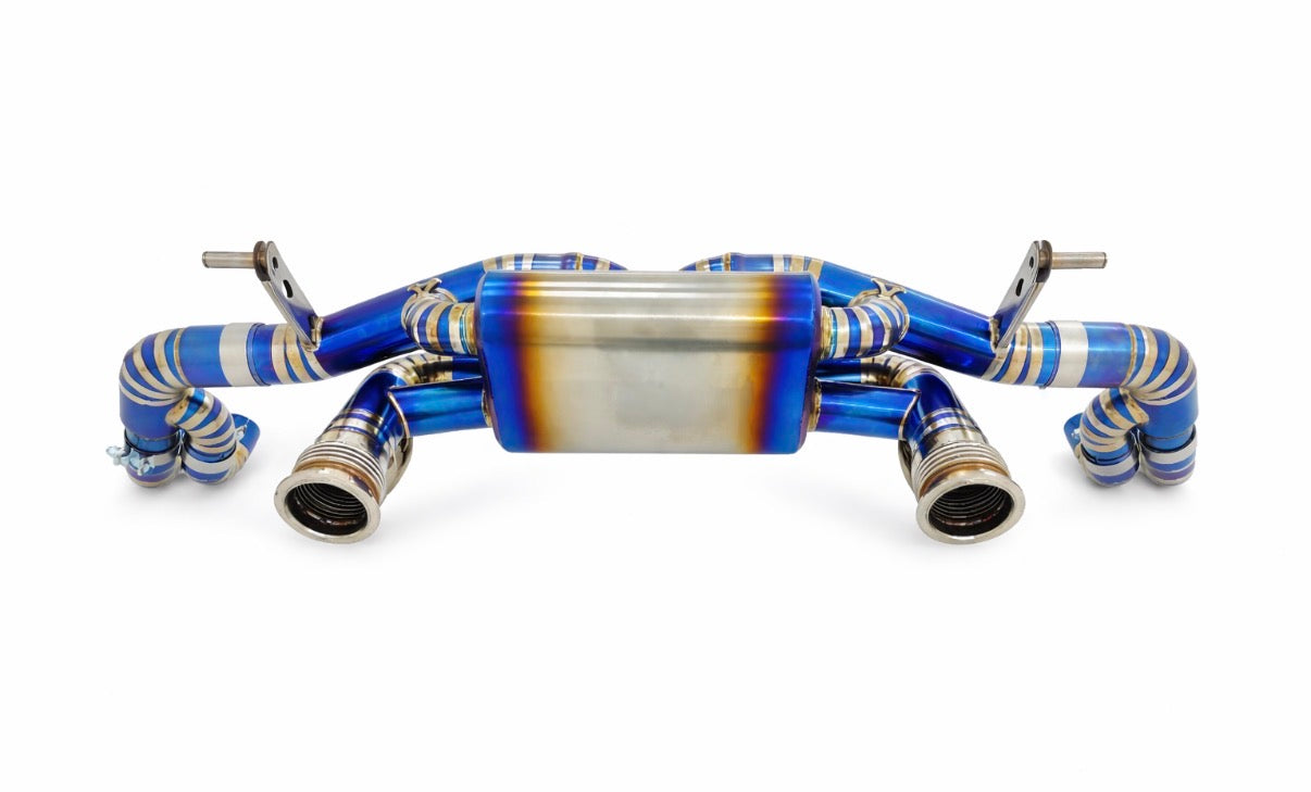 Audi R8 V8 4.2L / V10 5.2L Titanium Valved Axle-Back Exhaust