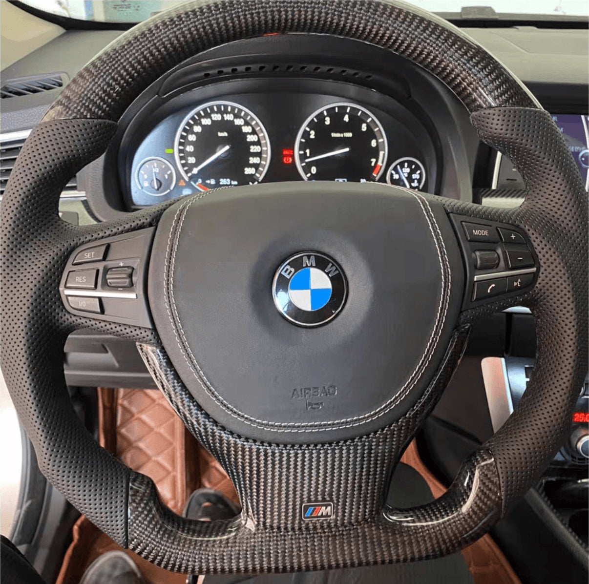2008-2018 BMW 5 6 7 Series Non-M custom steering wheel