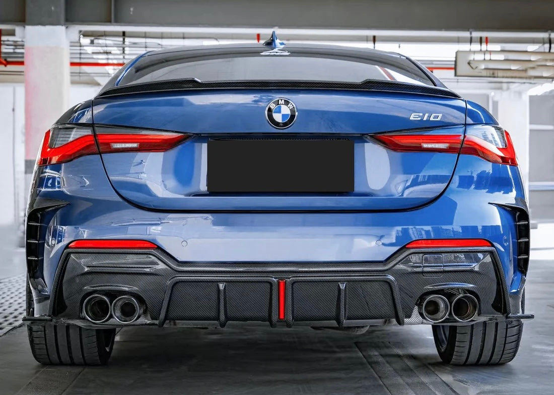 2021+ BMW G22/G23 Carbon Fiber K1 Style Diffuser with LED Light
