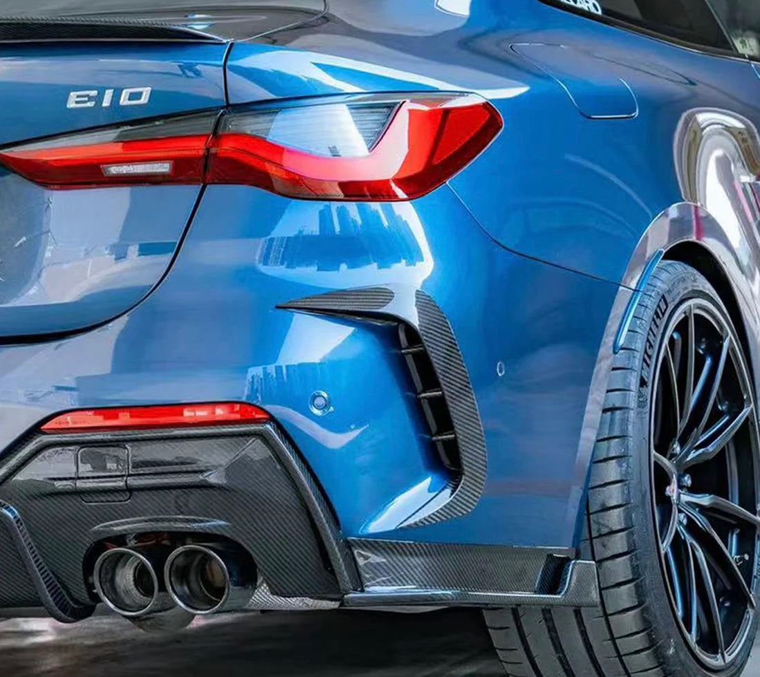 2021+ BMW G22/G23 Dry Carbon Fiber Rear Bumper Trim