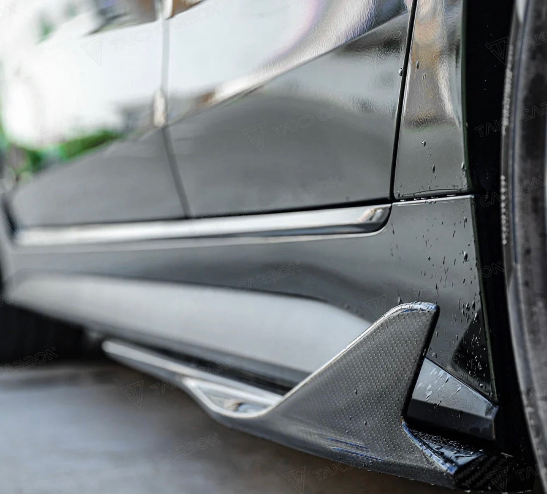 2021+ BMW G22 / G23 Dry Carbon Fiber Side Skirts