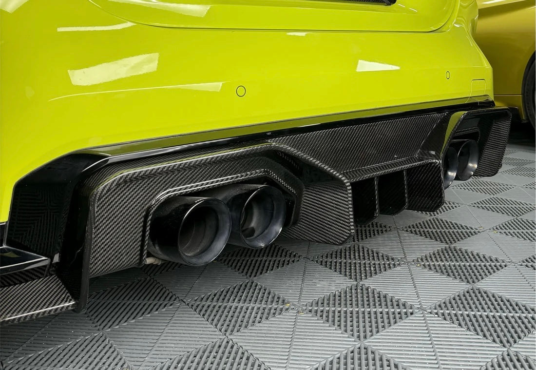 2021+ BMW G80 / G81 / G82 / G83 Dry Carbon Fiber AD Style Rear Diffuser