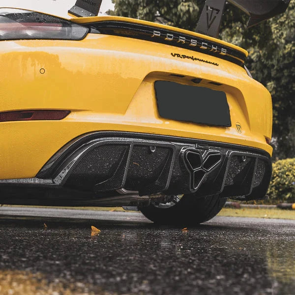 2016–2023 Porsche 718 Dry Carbon Fiber Diffuser