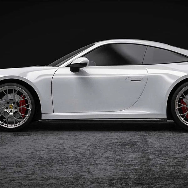 2020+ Porsche 911 992 Carrera 4 / Carrera 4S Carbon Fiber Side Skirts