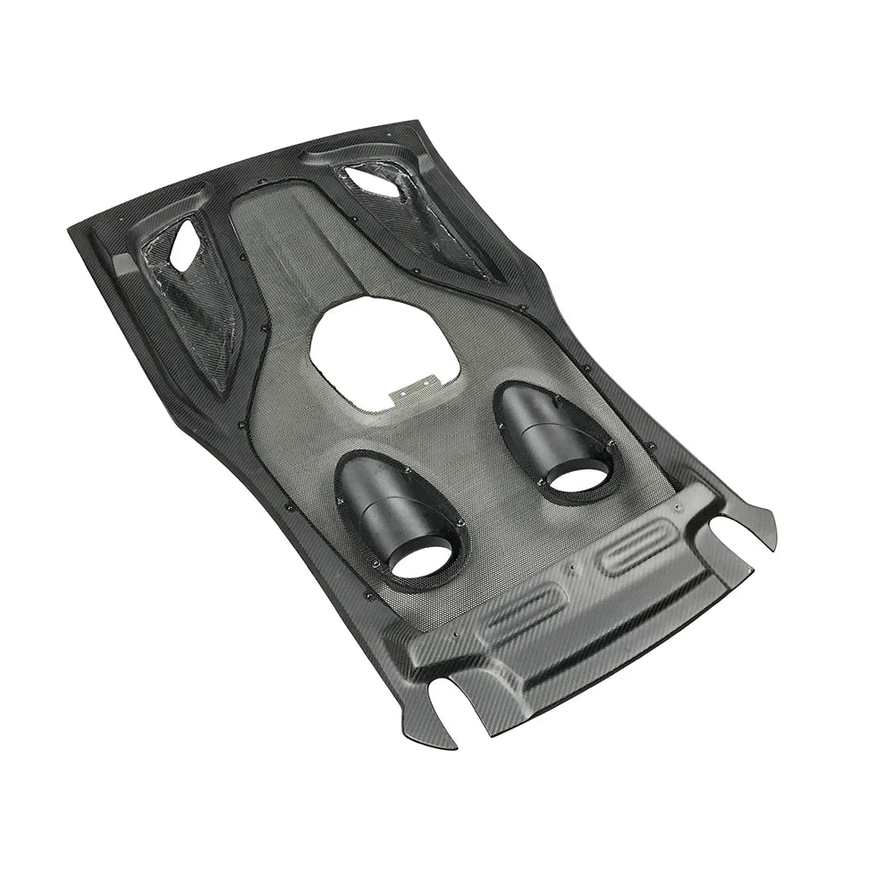 (2015–2021) McLaren 570S / 540C (600LT Style) Dry Carbon Fiber Engine Cover