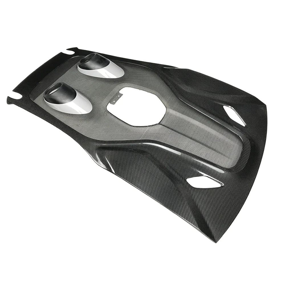 (2015–2021) McLaren 570S / 540C (600LT Style) Dry Carbon Fiber Engine Cover