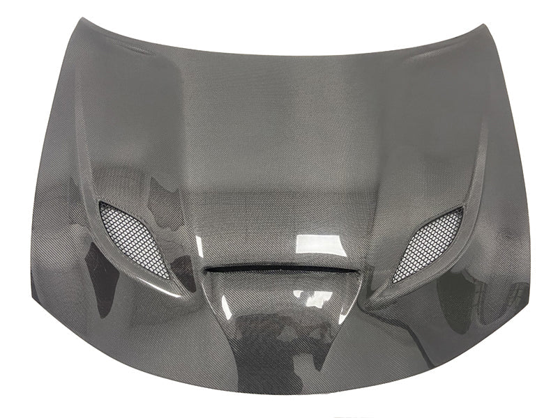 2015+ Dodge Charger Hellcat Style Carbon Fiber Hood