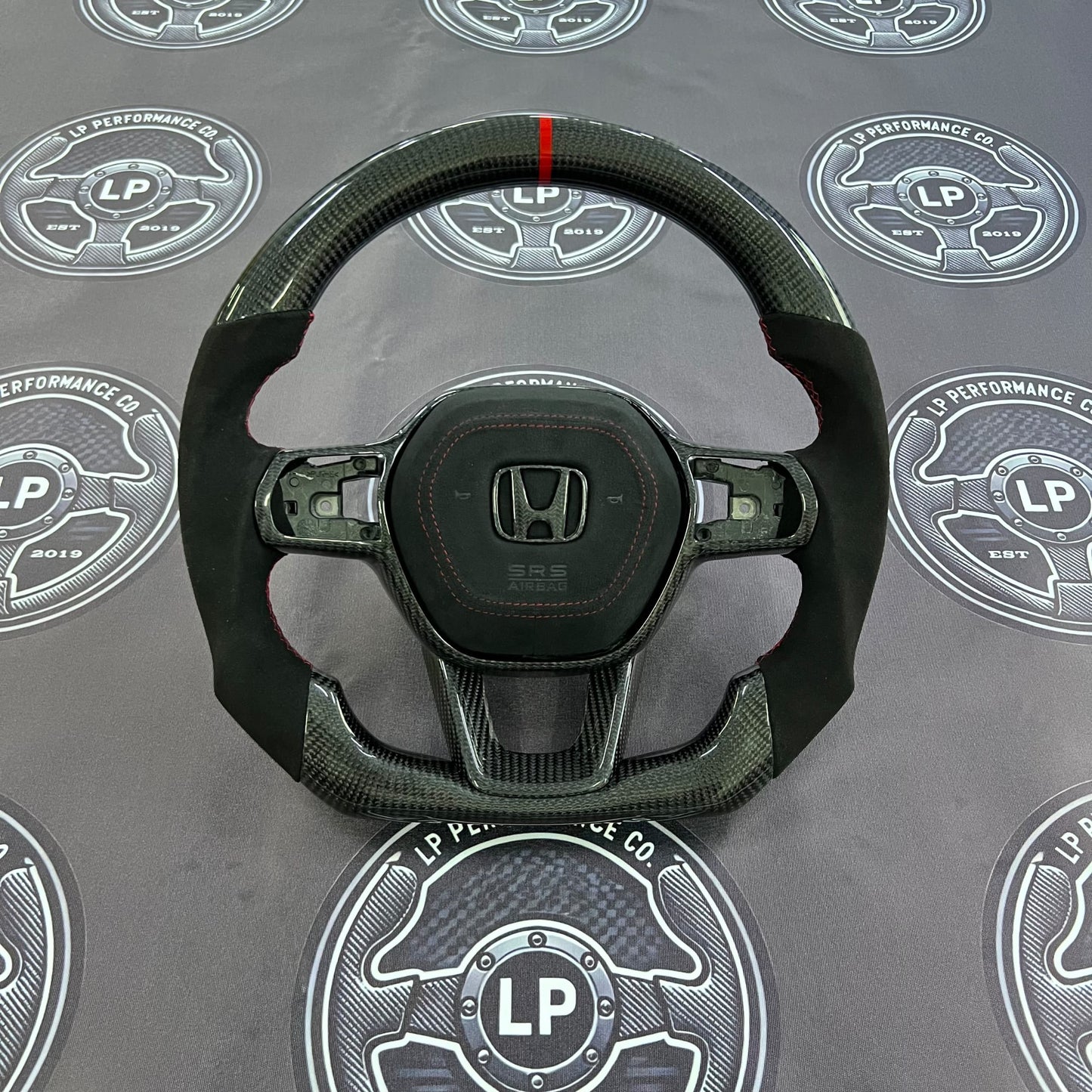 2022+ Honda Civic Carbon Fiber Steering Wheel (11th Gen)