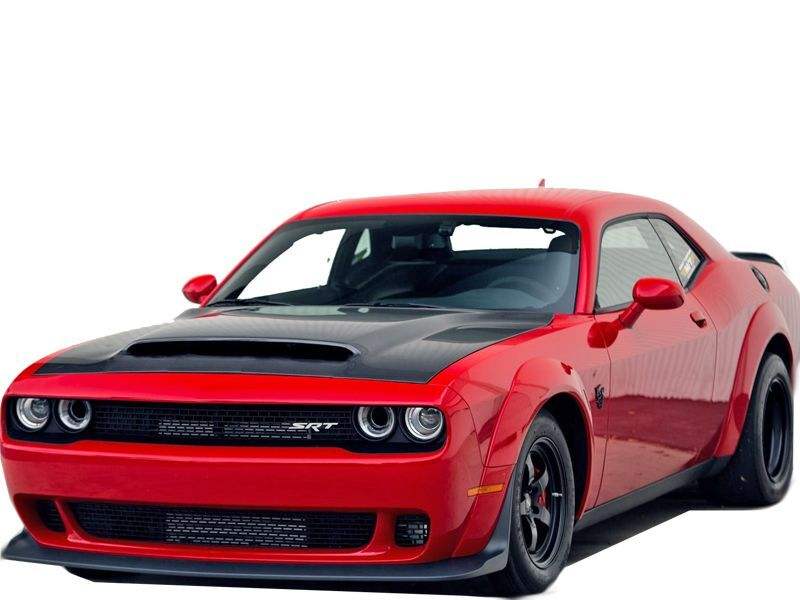 2009 - 2020 Dodge Challenger Demon Style Carbon Fiber Hood