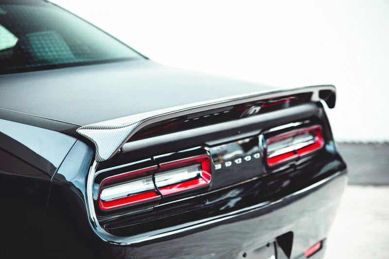 2013+ Dodge Challenger Red Eye Style Carbon Fiber Spoiler