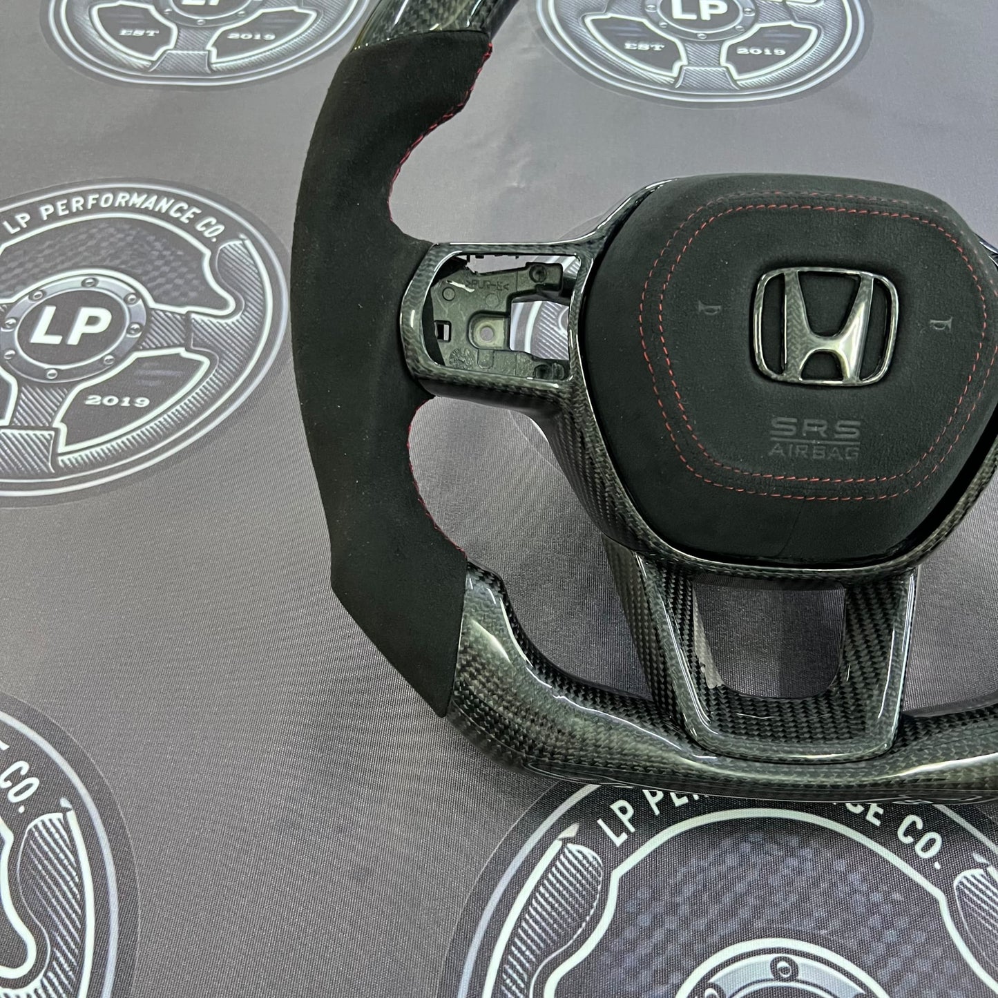 2022+ Honda Civic Carbon Fiber Steering Wheel (11th Gen)