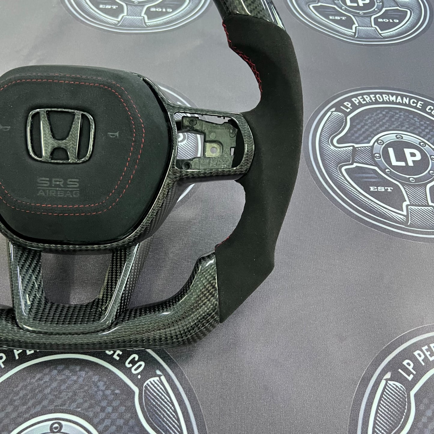 2022+ Honda Civic Carbon Fiber Steering Wheel (11th Gen)