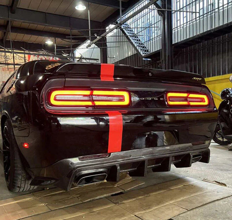 2013+ Dodge Challenger Big Fin Rear Diffuser