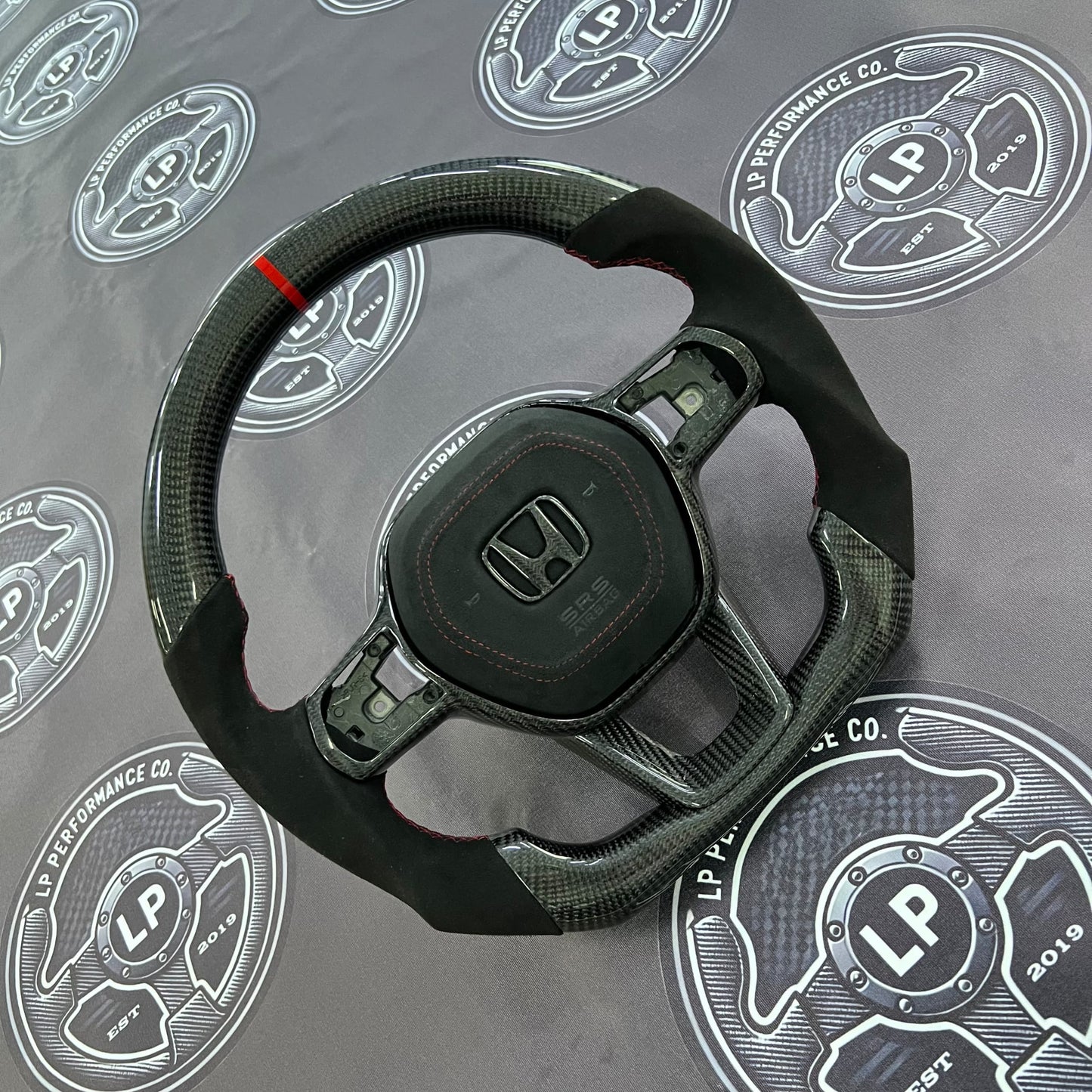 2022+ Honda Civic Carbon Fiber Steering Wheel (11th Gen)