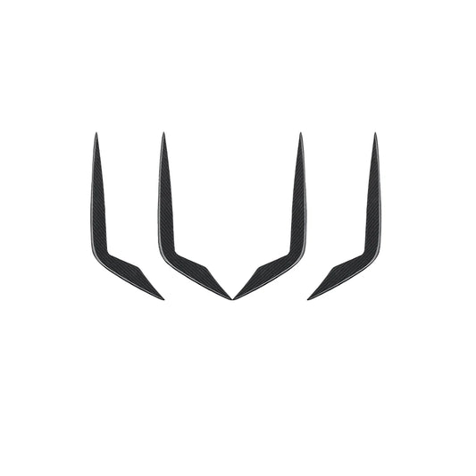 2019+ Audi A7 / A7L / S7 C8 Dry Carbon Fiber Canards