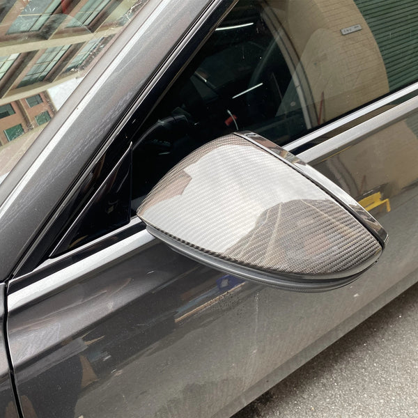 2019+ Audi A7 / A7L / S7 C8 Dry Carbon Fiber Mirror Caps