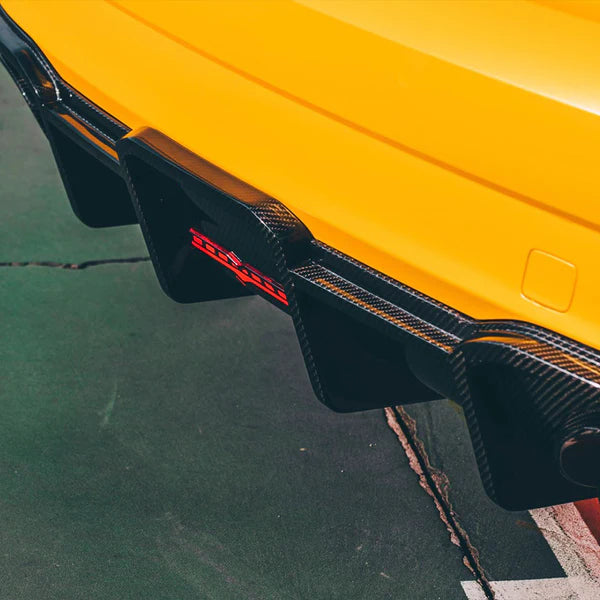2017–2020 Audi RS3 8V Dry Carbon Fiber Diffuser (LED)