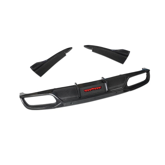 Mercedes Benz AMG C63 Coupe Dry Carbon Fiber Rear Diffuser