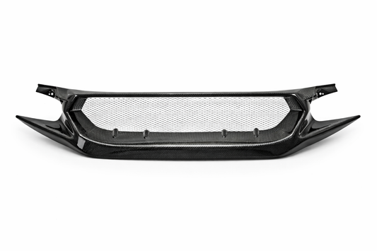2016–2021 Honda Civic 10th Gen Carbon Fiber Mesh Grille
