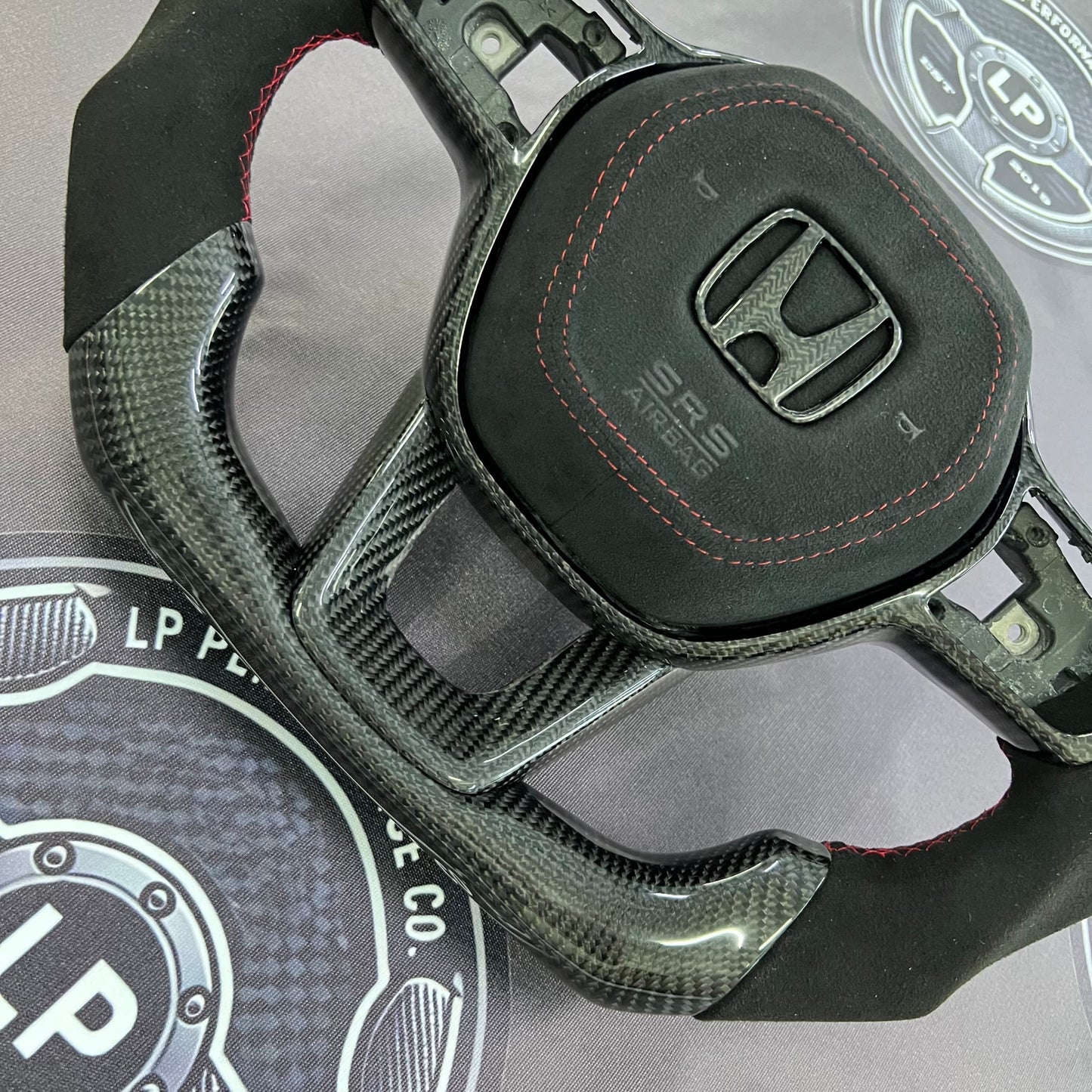 2022+ Honda Civic Carbon Fiber Steering Wheel (11th Gen)
