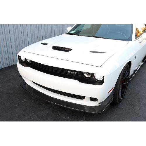 2013+ Dodge Challenger Hellcat Style Carbon Fiber Front Lip