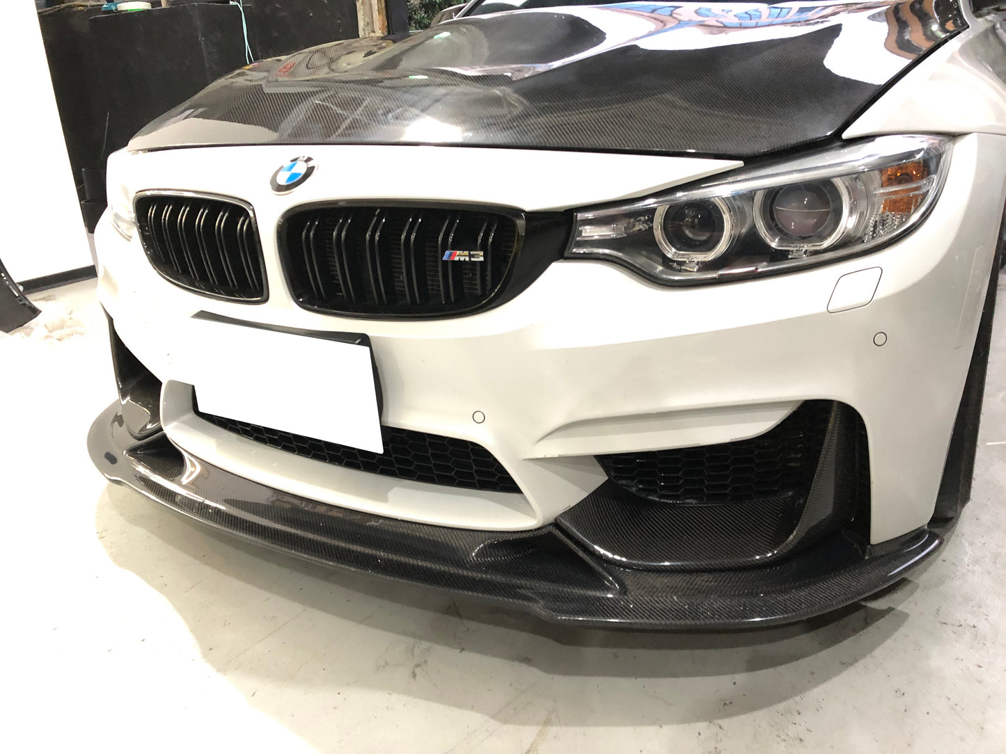 2015-2020 BMW F80 F82 RZ Style Carbon Fiber Front Lip