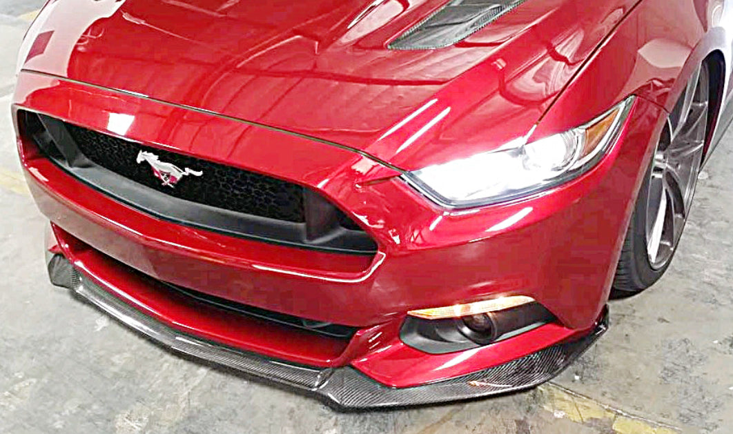 2015-2017 Ford Mustang S550 GT Style Carbon Fiber Lip