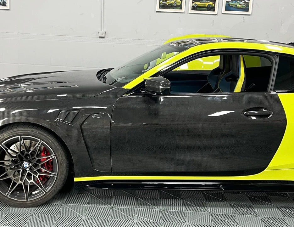 2020+ BMW G82 M4 / 4 Series G22 Dry Carbon Fiber Doors (Pair)