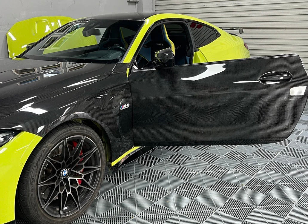 2020+ BMW G82 M4 / 4 Series G22 Dry Carbon Fiber Doors (Pair)