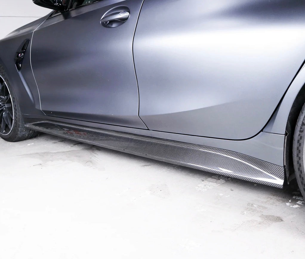 2020+ BMW G80 M3 / G82 M4 – 3D Design Carbon Fiber Side Skirts