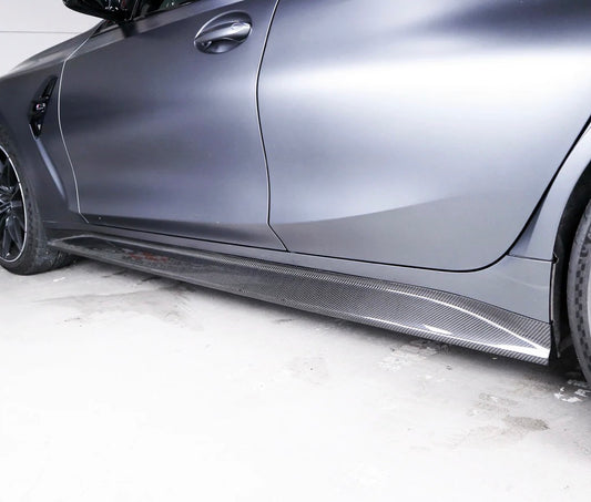 2020+ BMW G80 M3 / G82 M4 – 3D Design Carbon Fiber Side Skirts