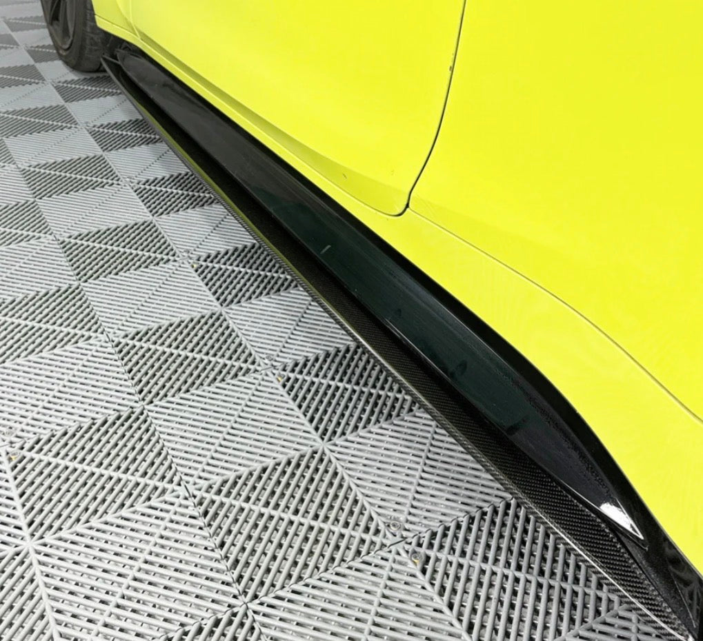 2020+ BMW G80 M3 / G82 M4 – M Performance Dry Carbon Fiber Side Skirt Add-Ons
