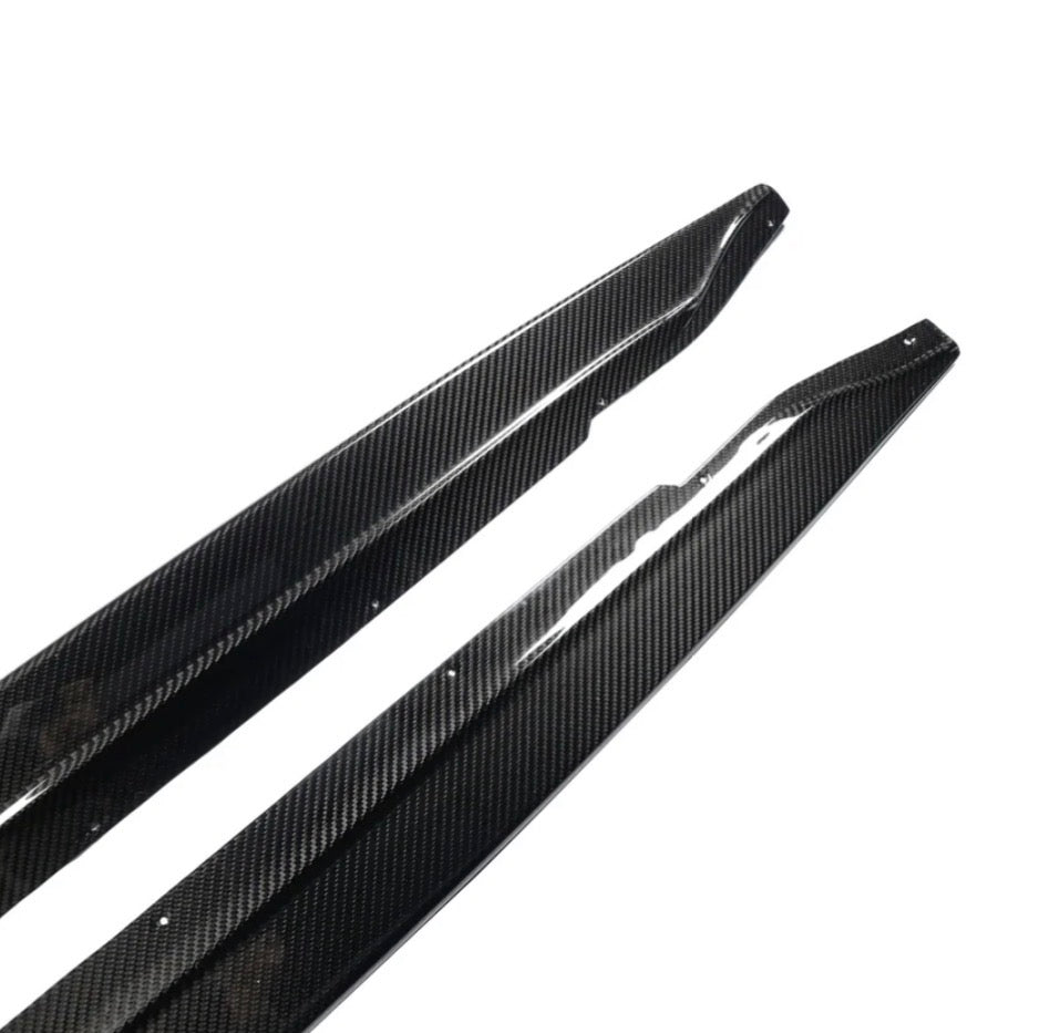 2020+ BMW G80 M3 / G82 M4 – M Performance Dry Carbon Fiber Side Skirt Add-Ons