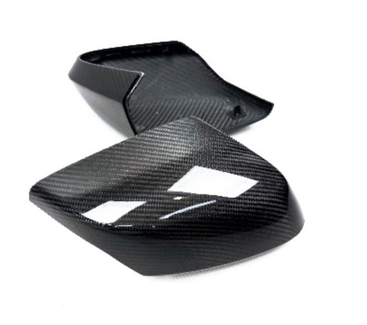 2020+ Chevrolet Corvette C8 Oem Style Carbon Fiber Mirror Cap Replacements