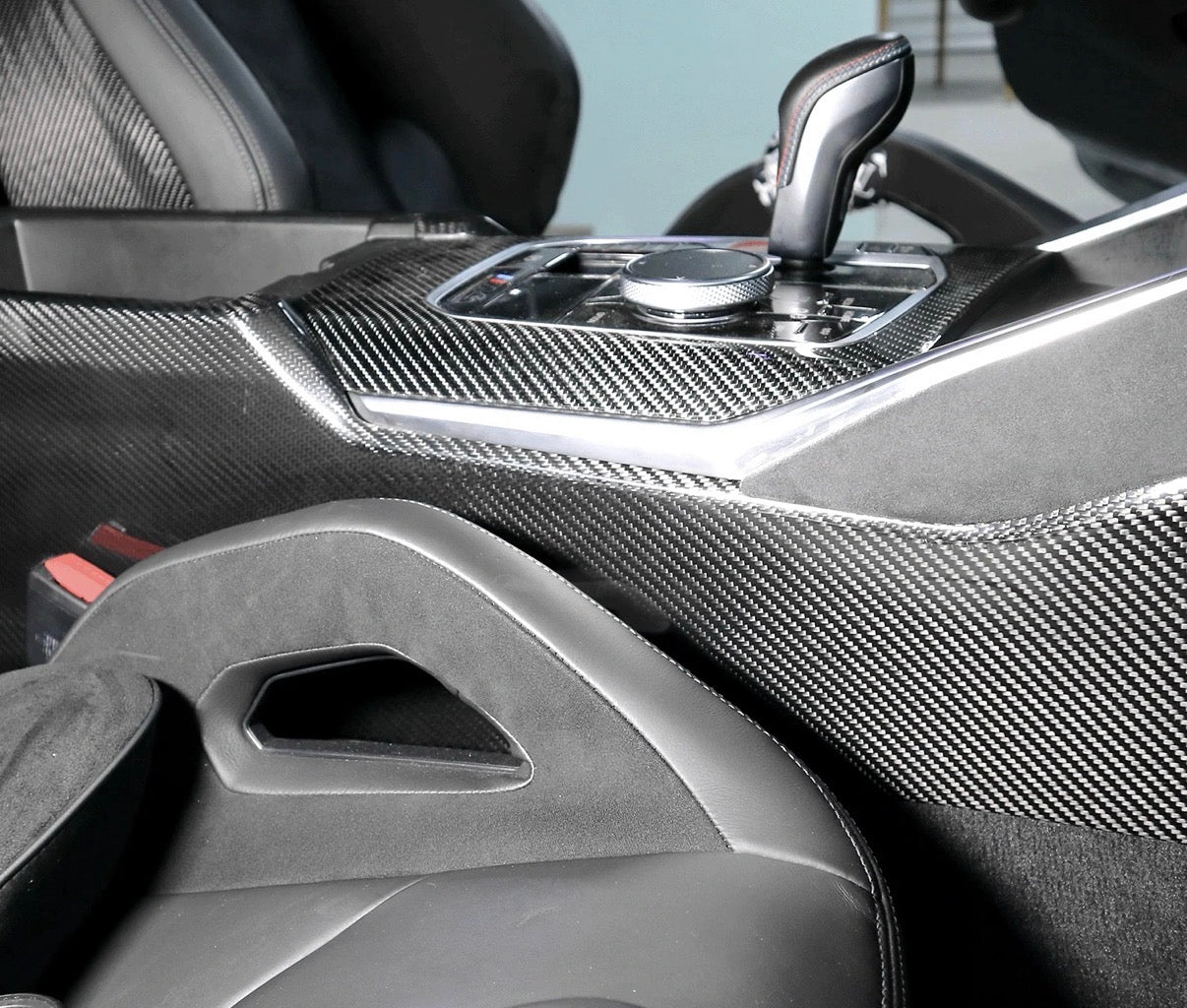 BMW G20 3 Series LCI / G22 4 Series LCI / G80/G81/G82/G83 Carbon Fiber Center Console Cover