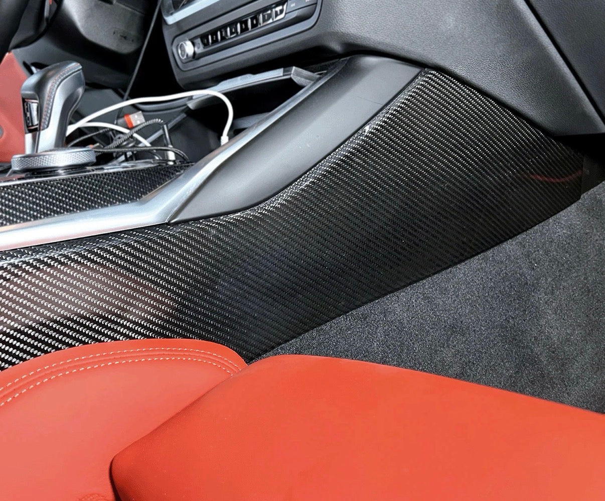 BMW G20 3 Series LCI / G22 4 Series LCI / G80/G81/G82/G83 Carbon Fiber Center Console Cover