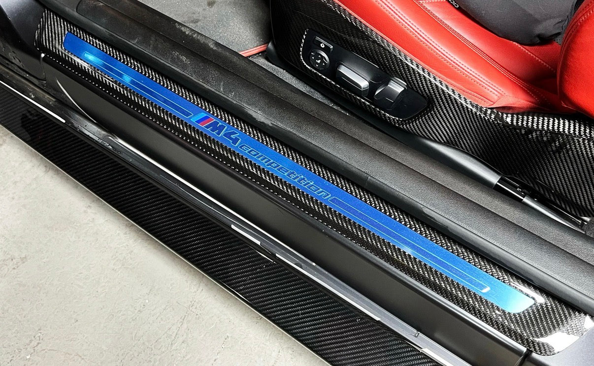 BMW G22 4 Series / G82 / G83 Carbon Fiber Door Sills