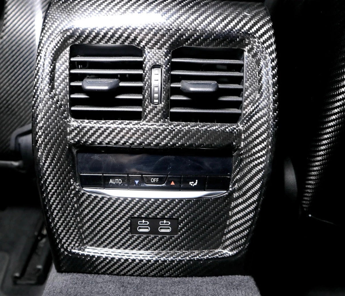 BMW G80/G81/G82/G83 Carbon Fiber Rear Aircon Vent Cover