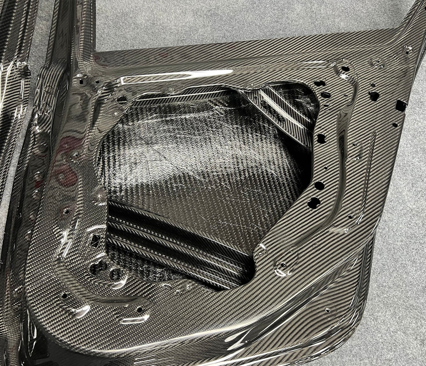 2021+ BMW G80 M3 – Dry Carbon Fiber Doors (4-Piece Set)